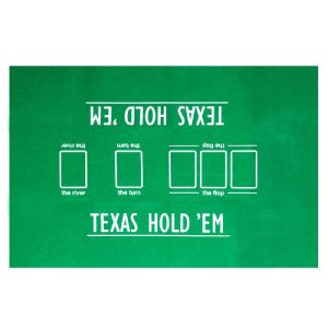 TEXAS HOLD 'EM POKER MAT - 72"