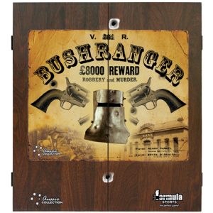 DARTBOARD CABINET  - FORMULA SPORTS - BUSHRANGER