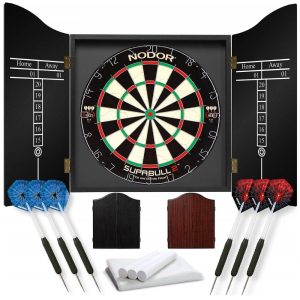DARTBOARD & CABINET SET - NODOR PROFESSIONAL