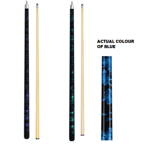 2 PIECE MAPLE CUE - MITCHELL MARBLE - 57" 10MM TIP