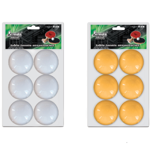 TABLE TENNIS BALLS - FORMULA SPORTS - 6 PACK