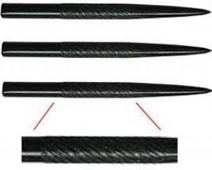 PATTERNED DART POINTS - RIGHT SPIRAL - 32MM