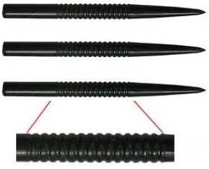 PATTERNED DART POINTS - RINGED - 32MM