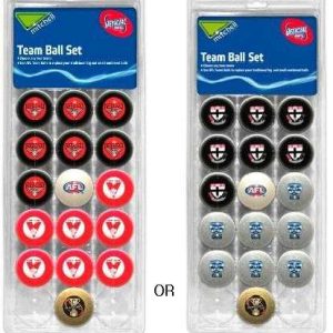 AFL TEAM V TEAM 8 BALL SET (ARAMITH)