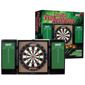 DARTBOARD & CABINET SET - ONE80 PRO ACHIEVER