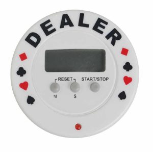 POKER DEALER BUTTON & TIMER