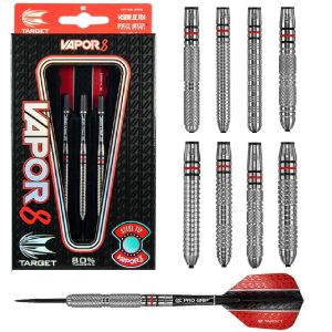 TARGET VAPOR 8 80% TUNGSTEN DARTS – 21, 22, 23, 24, 25, 26, 28 & 32GM