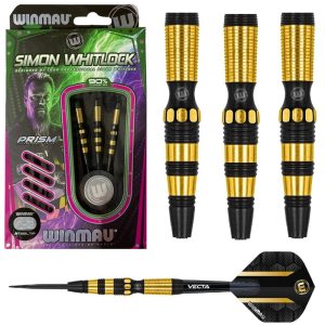 WINMAU TUNGSTEN DART 90% -  SIMON WHITLOCK ONYX  – 21 & 23GM