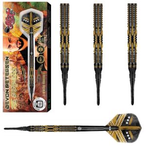 SHOT TUNGSTEN DART SOFT TIP -  DEVON PETERSEN GREATNESS  - 18 & 20GM