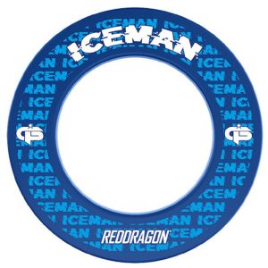 DARTBOARD SURROUND - RED DRAGON - ICEMAN GERWYN PRICE