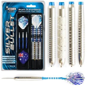 FORMULA SILVER BULLET NICKEL SILVER DARTS - 20, 21, 22, 24 & 25GM