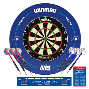 DARTBOARD & SURROUND SET - WINMAU  BLADE 6 PDC