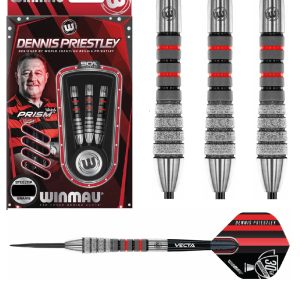 WINMAU DENNIS PRIESTLEY ANNIVERSARY 90% TUNGSTEN DARTS - 19, 22, 24GM