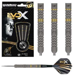 WINMAU MVG EvoX 90% TUNGSTEN DARTS - 21, 22.5, 24GM