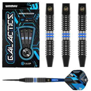 WINMAU GALACTICS 90% TUNGSTEN DARTS - 24, 26GM