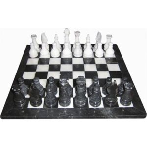 CHESS SET - ONYX 12" WITH CASE